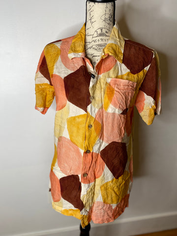 Orange Circles Blouse