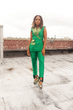 Load image into Gallery viewer, Green Satin Pants
