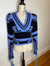 Load image into Gallery viewer, Criss Cross Cut Out Knit Sweater
