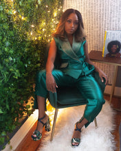 Load image into Gallery viewer, Green Satin Pants
