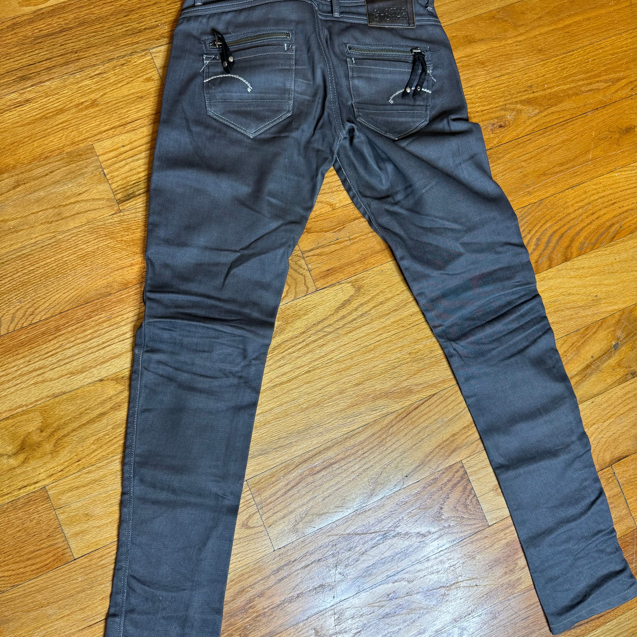 Grey Gunmetal Denim