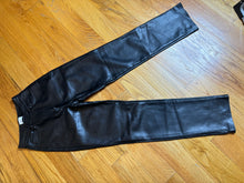 Load image into Gallery viewer, Black Leather Straight Leg Pants
