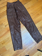 Load image into Gallery viewer, Brown Leather Pants
