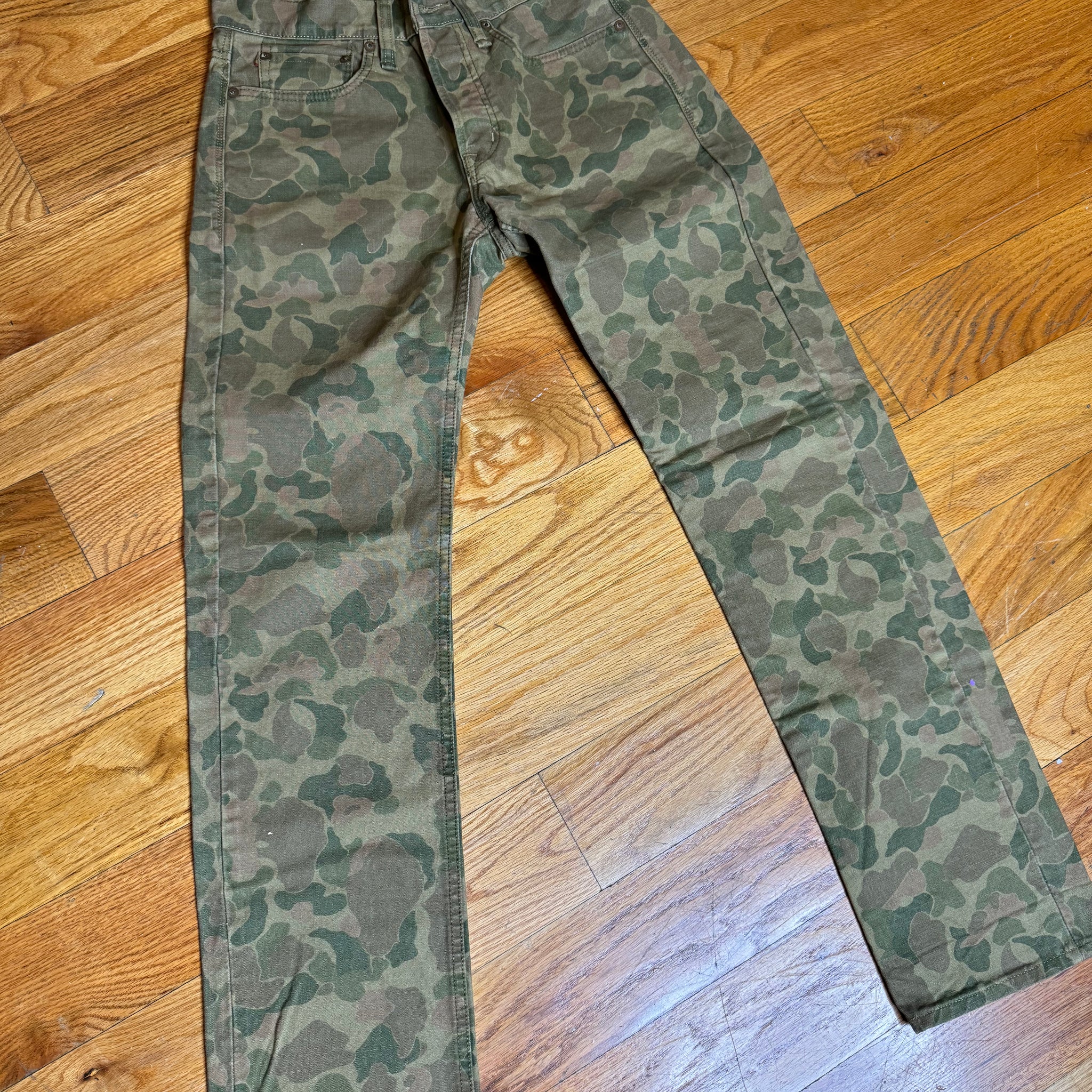 Camouflage Denim Pants