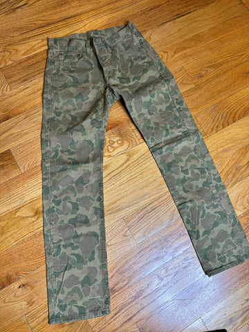 Camouflage Denim Pants