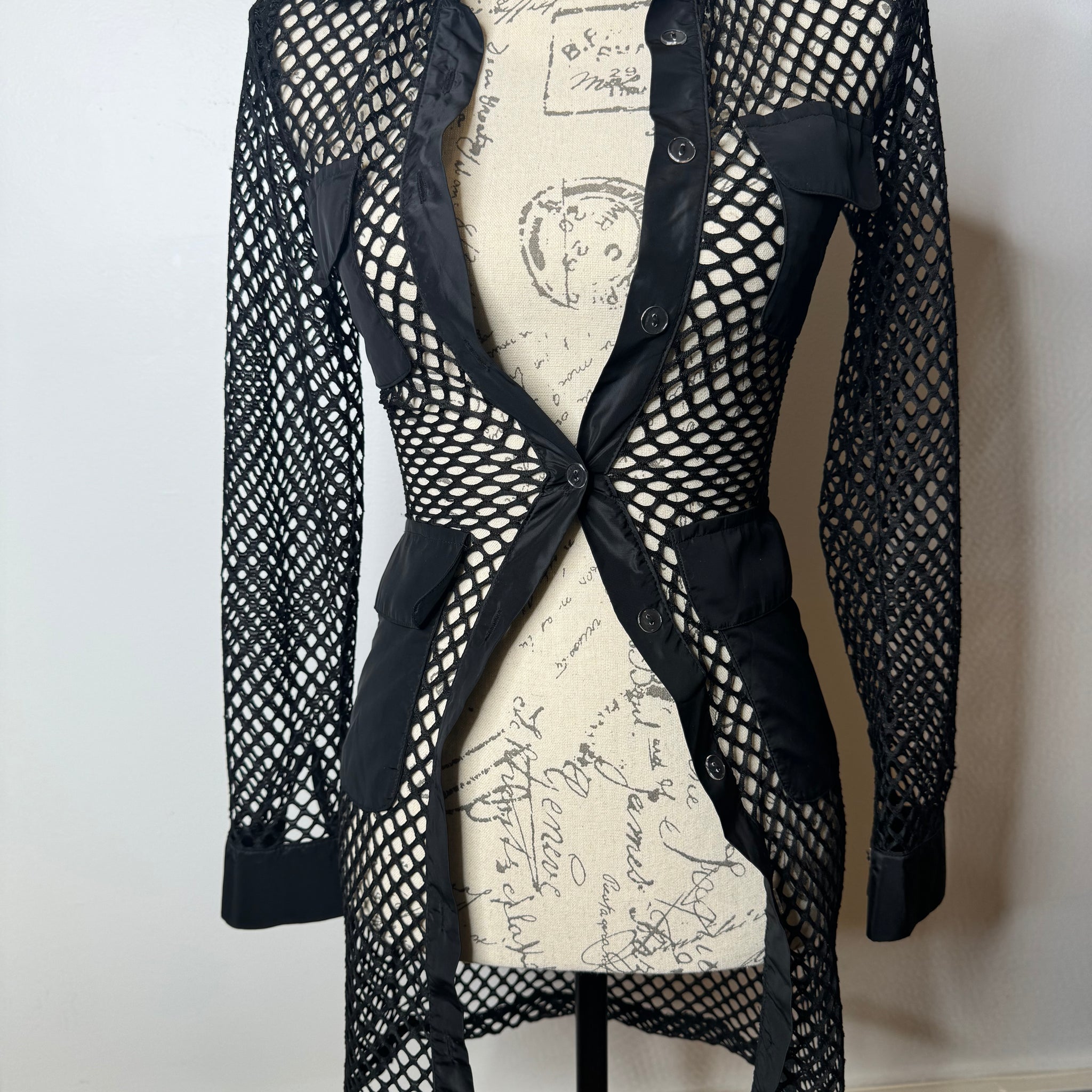 Black Netted Top