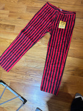 Load image into Gallery viewer, Red &amp; Black Striped Pants
