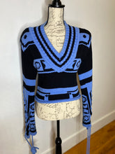 Load image into Gallery viewer, Criss Cross Cut Out Knit Sweater
