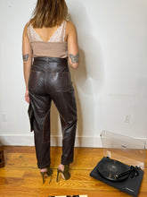 Load image into Gallery viewer, Brown Leather Chap Pants
