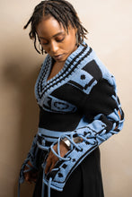 Load image into Gallery viewer, Criss Cross Cut Out Knit Sweater
