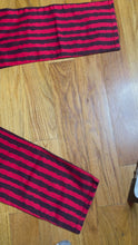 Load and play video in Gallery viewer, Red &amp; Black Striped Pants
