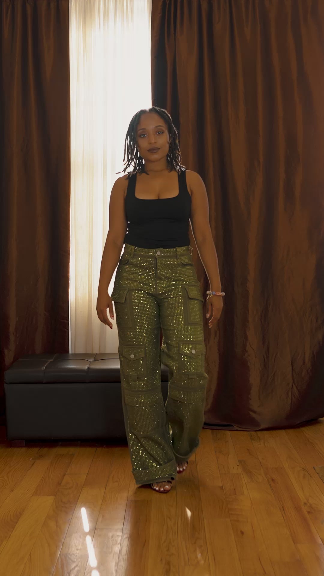 ＊kariko＊　0913 Beatriz Wide Leg Cargo Pant - Silver | SIMKHAI