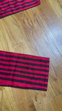 Load and play video in Gallery viewer, Red &amp; Black Striped Pants
