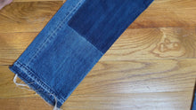 Load and play video in Gallery viewer, Distressed Denim with patches
