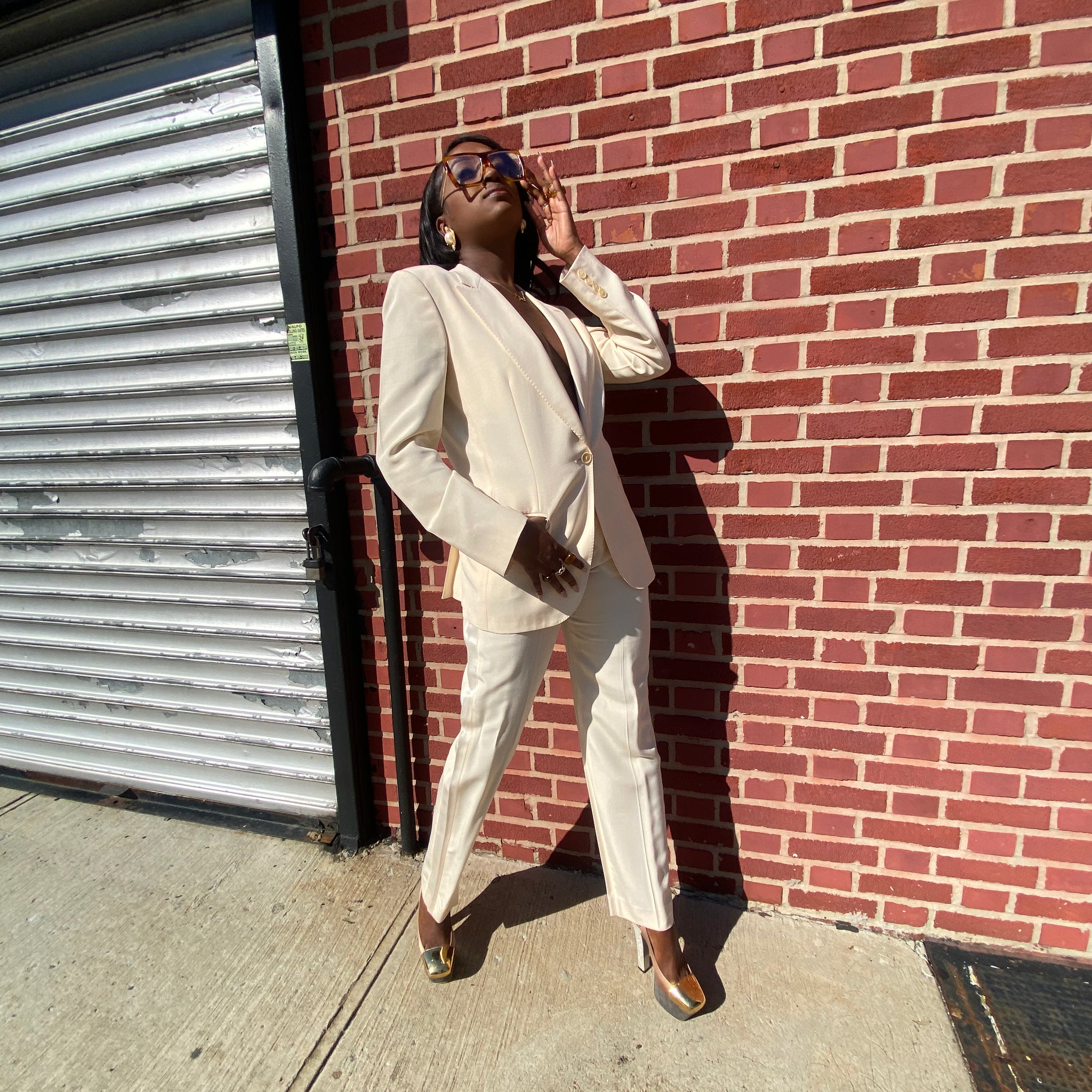 Vintage Cream Suit