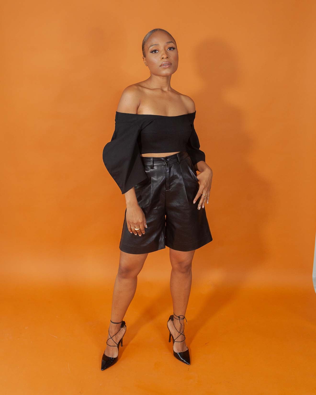 Leather Shorts